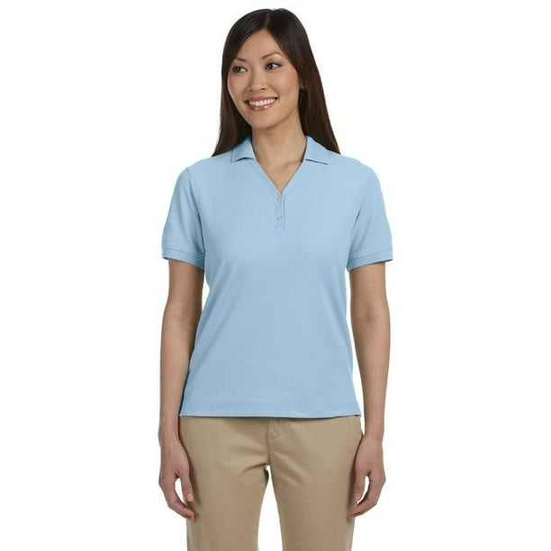 D & Jones Mens Pima Pique Short-Sleeve Y-Collar Polo D & Jones Mens Pima Pique Short-Sleeve Y-Collar Polo